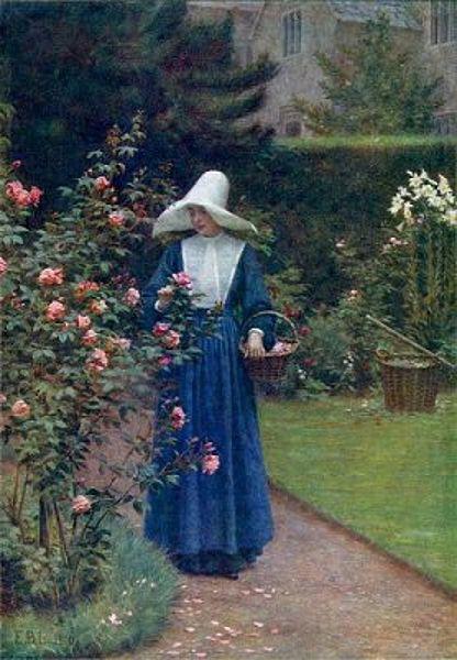 Edmund Blair Leighton The roses' day Germany oil painting art
